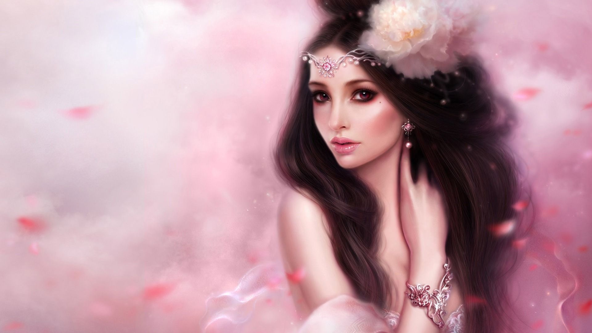 1920x1080 Beautiful Princess wallpaper HD free. Fantasy art women, Desktop