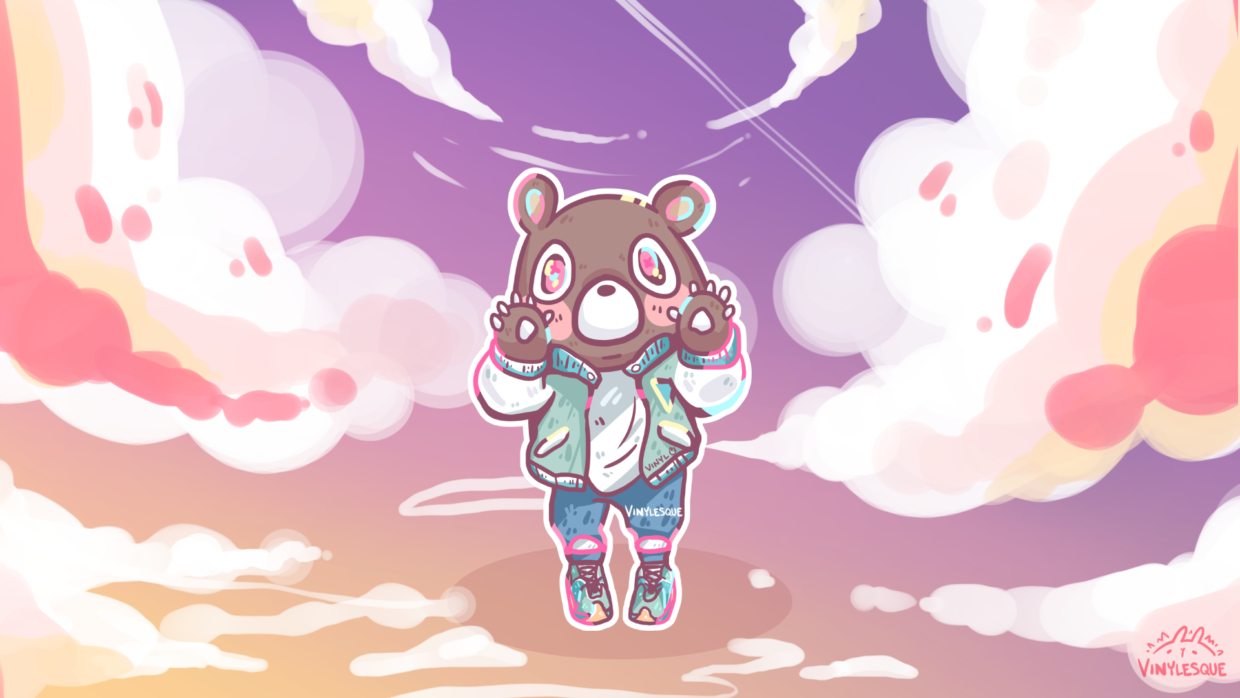 1240x700 Kanye Bear Wallpaper By Vinylesque 1920x1080p.png, Desktop