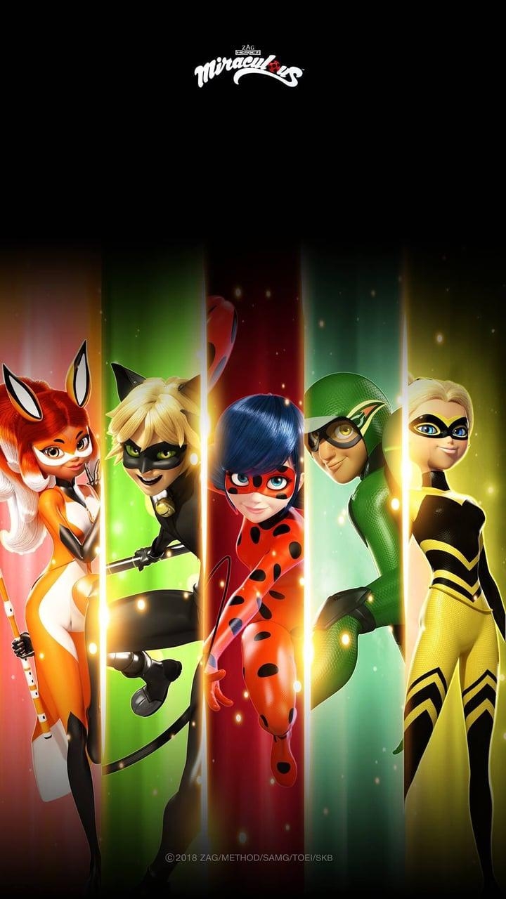 720x1280 miraculous ladybug, wallpaper, queen bee and carapace, Phone