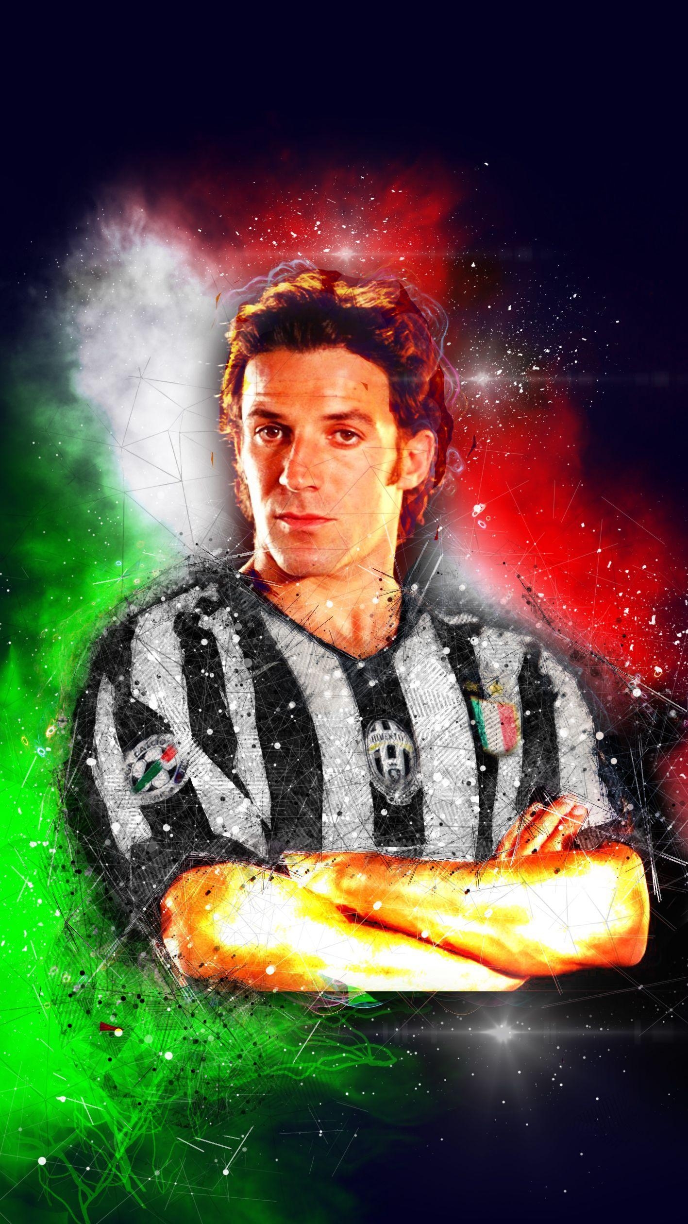 1420x2520 Alessandro Del Piero Wallpaper Art. My Works. Italia, Phone