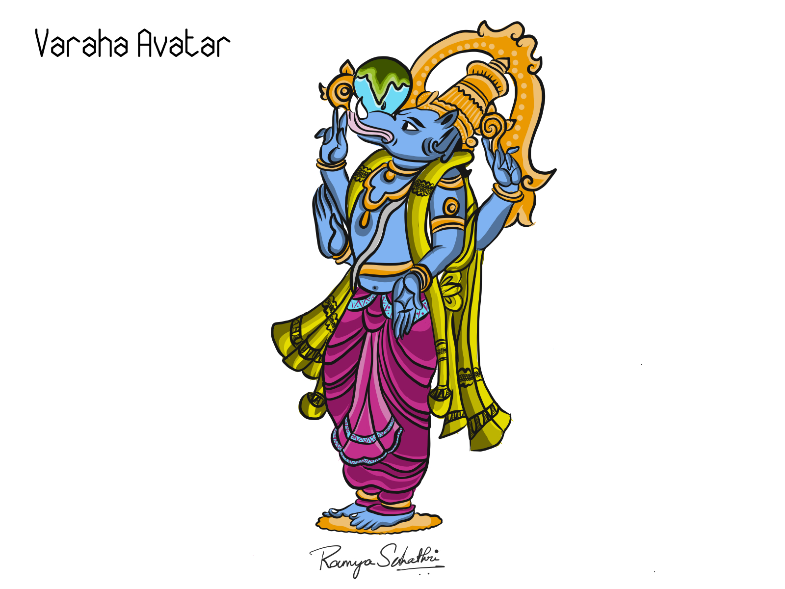 1600x1200 Varaha Avatar, Desktop