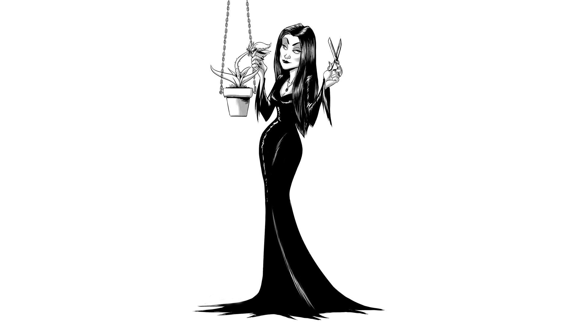 1920x1080 Morticia Addams Addams Family Wallpaper, Desktop