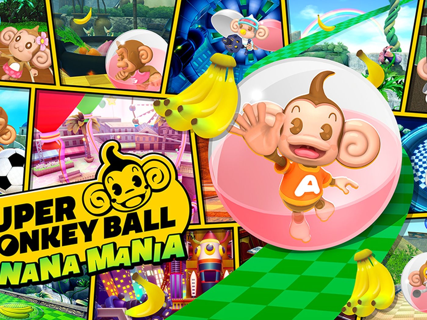 1400x1050 Super Monkey Ball Banana Mania is a remaster of the first three Super Monkey Ball games, Desktop