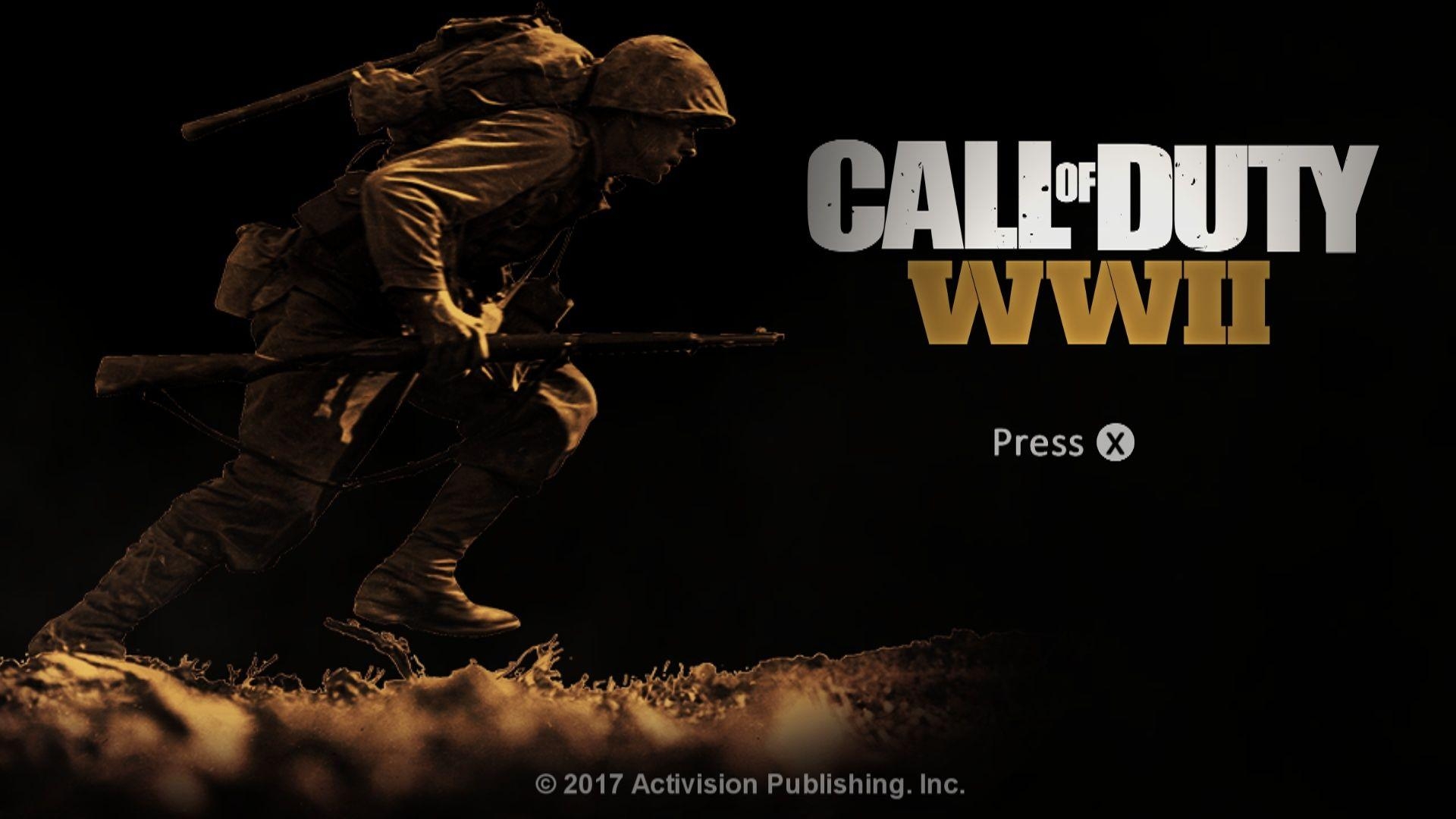 1920x1080 Call Of Duty: WWII Title Screen (Fan Made), Desktop