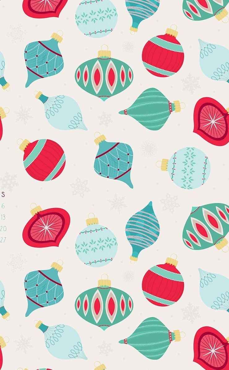 740x1200 Retro Christmas Wallpaper Free Retro Christmas Background, Phone