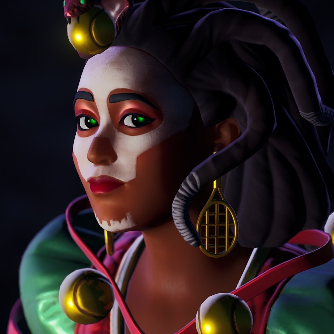 1090x1080 Dark Priestess Naomi Fortnite wallpaper, Desktop