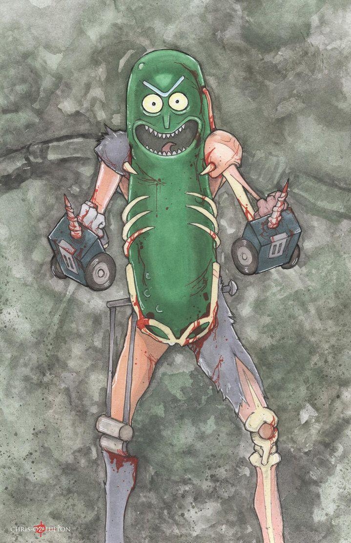 720x1120 Rick and Morty Pickle Rick, Phone