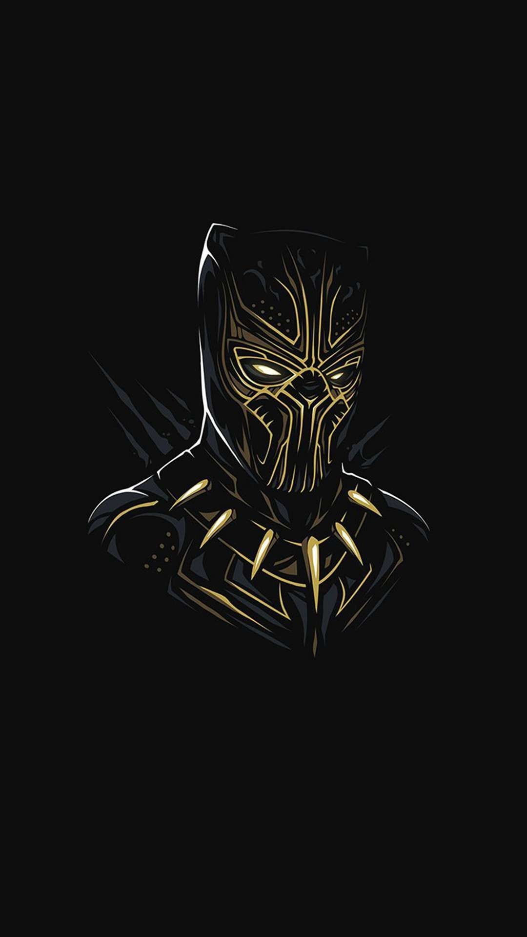 1080x1920 Black Panther Killmonger Minimal iPhone Wallpaper. Black panther marvel, Black panther art, Marvel wallpaper, Phone