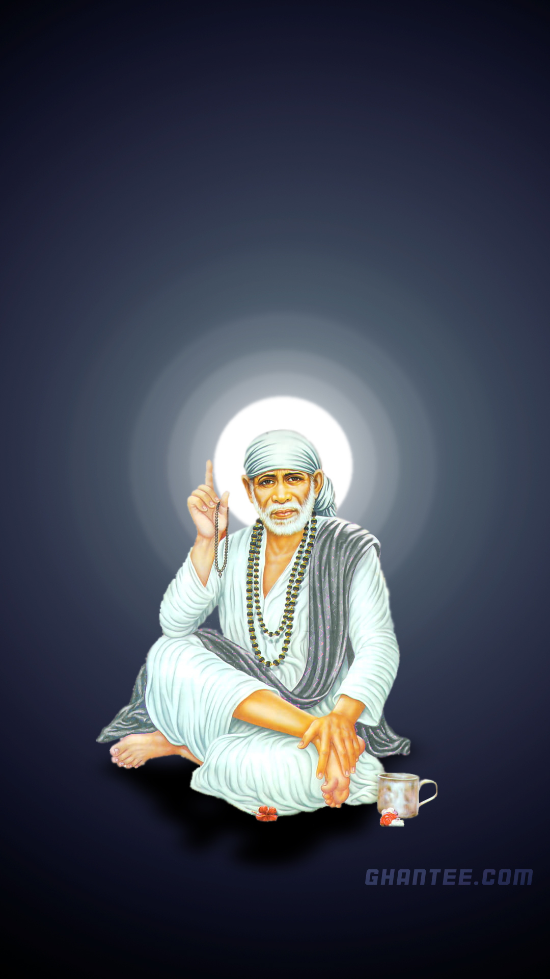 1080x1920 sai baba image in HD resolution, Phone