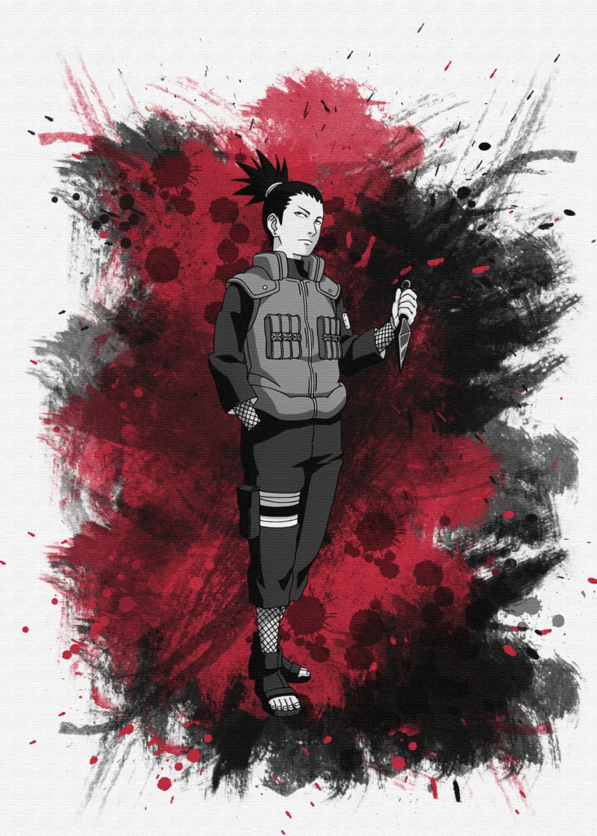 860x1200 Nara shikamaru' Poster by roybrock. Displate. Shikamaru, Naruto art, Naruto uzumaki art, Phone