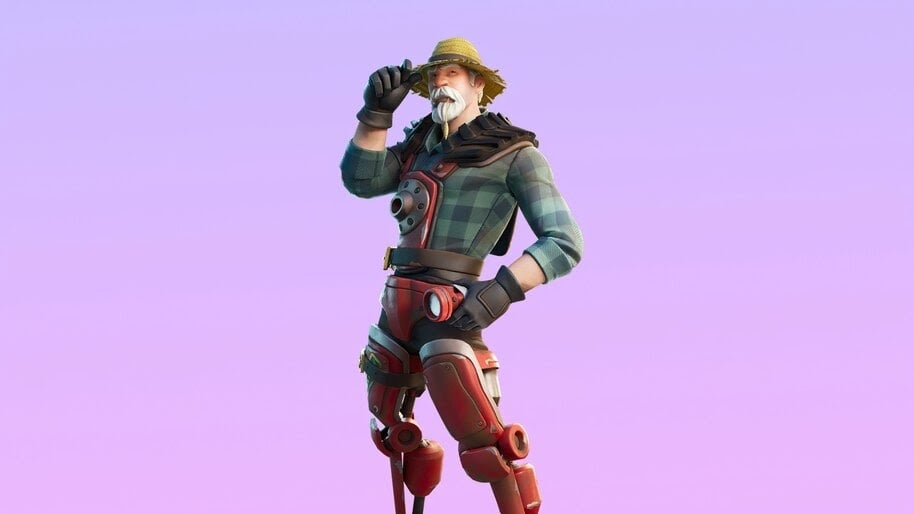 920x520 Farmer Steel Fortnite wallpaper, Desktop