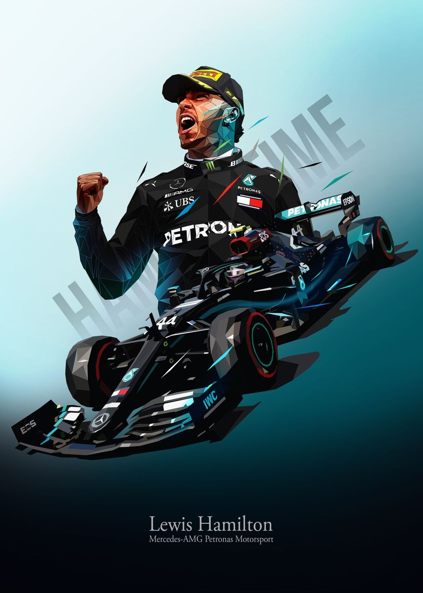 860x1200 Lewis Hamilton 2020' Poster by pxlG. Displate. Lewis hamilton, Lewis hamilton formula Hamilton, Phone