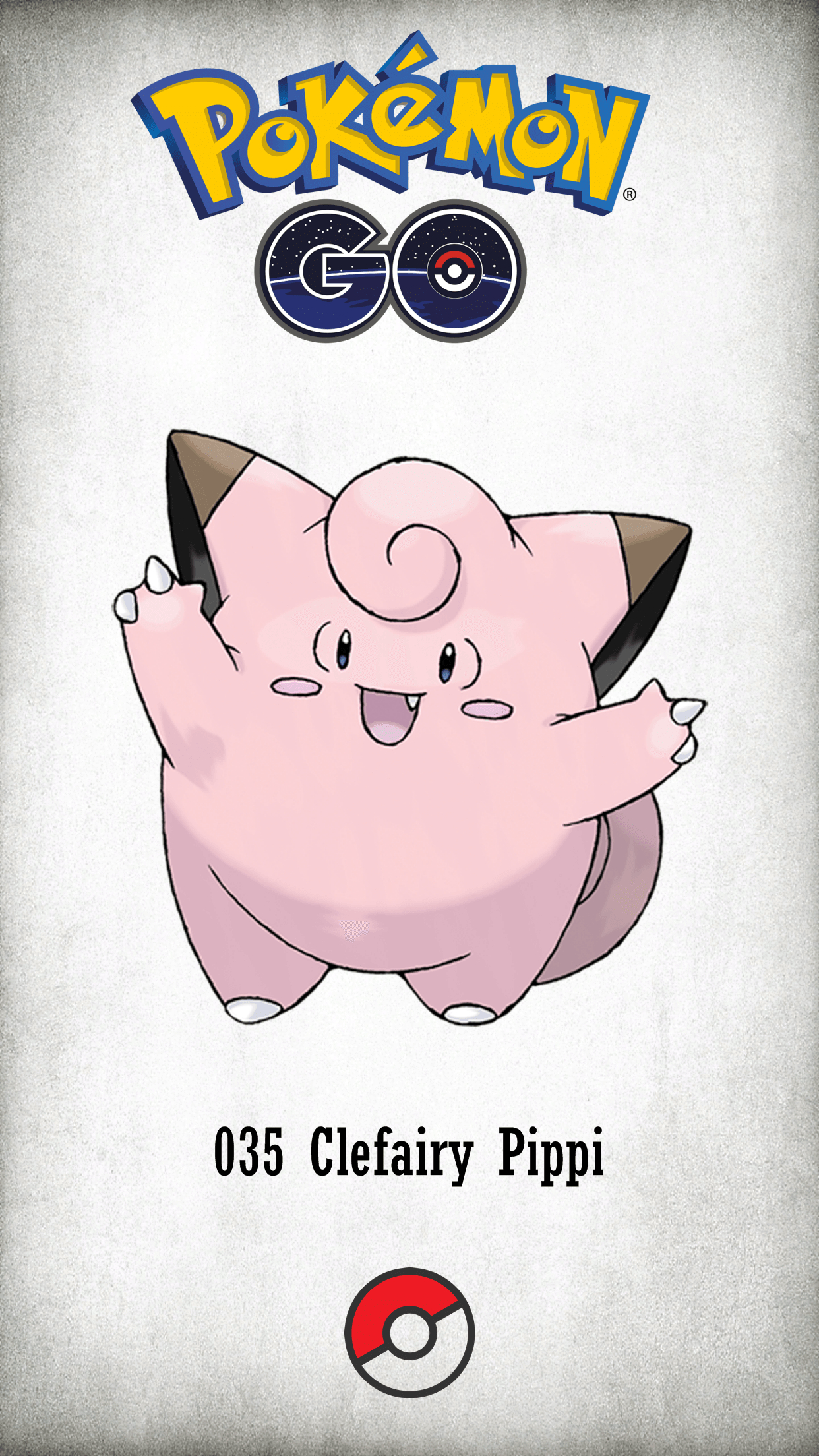 1250x2210 Character Clefairy Pippi, Phone