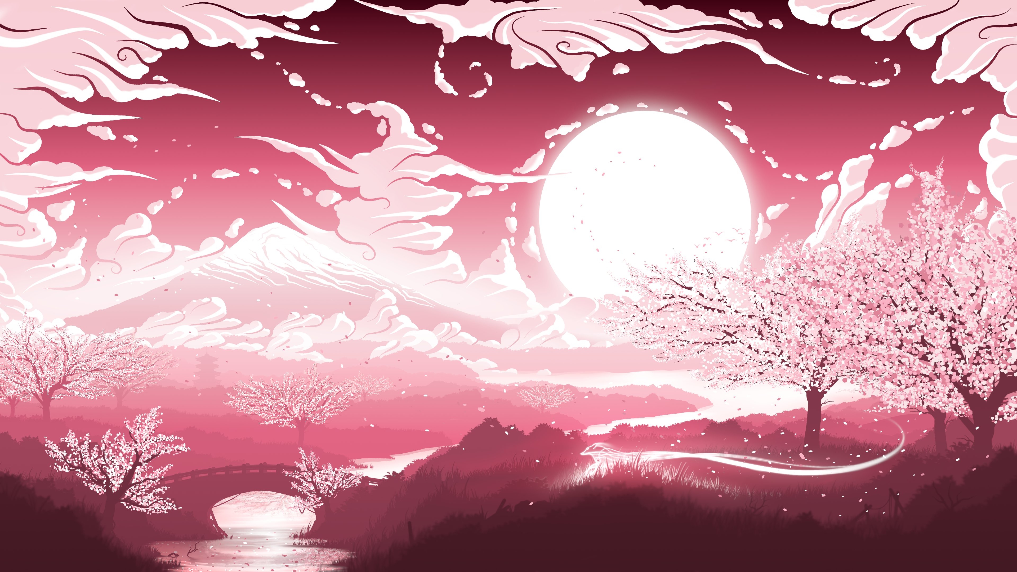 3840x2160 4K Cherry Blossom Wallpaper and Background Image, Desktop