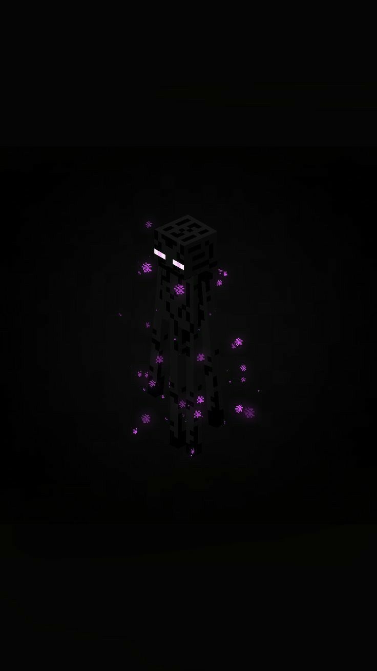 740x1310 Enderman. Minecraft wallpaper, Black wallpaper iphone dark, Dark phone wallpaper, Phone