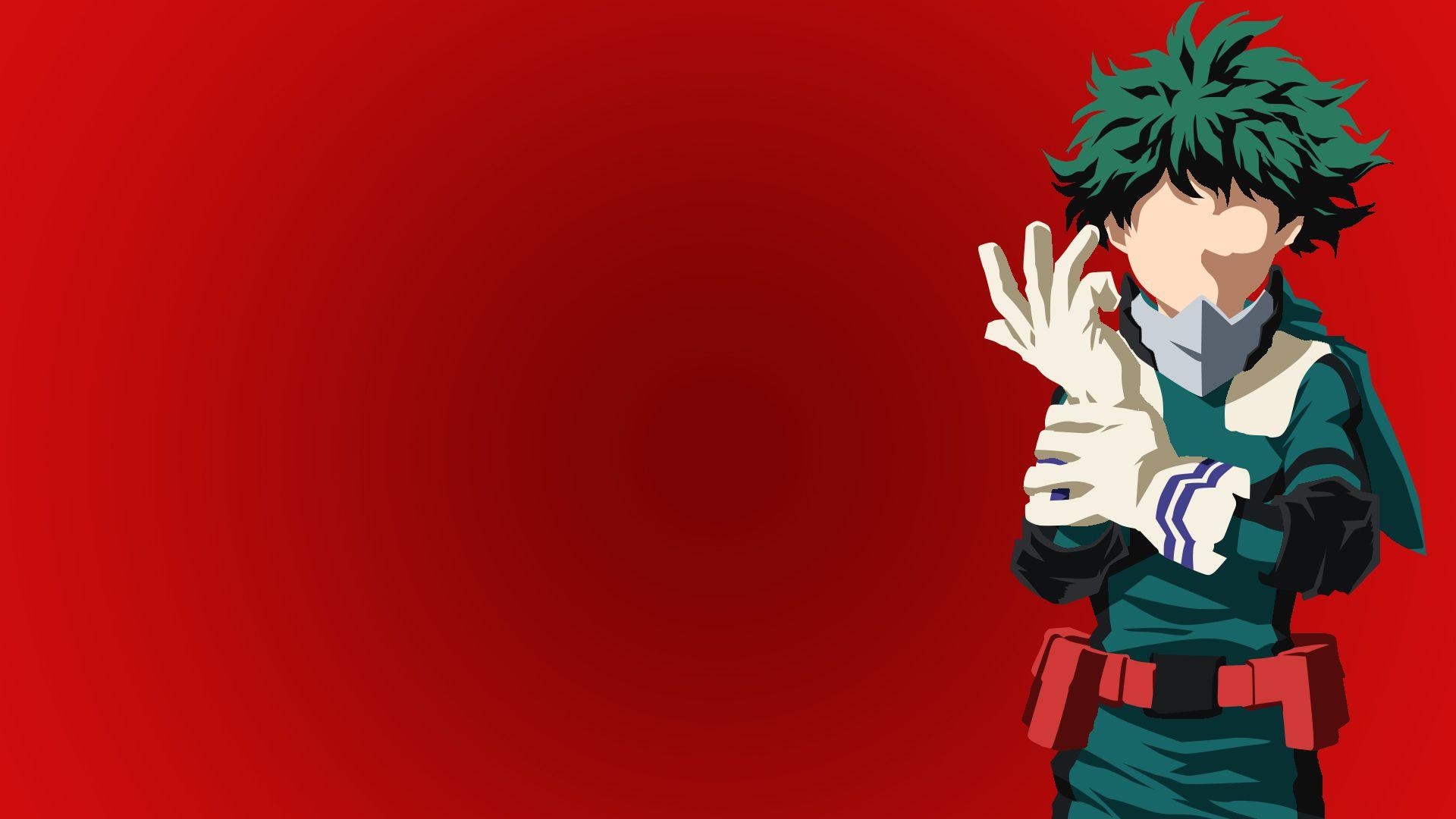 1920x1080 Izuku Midoriya Deku My Hero Academia Minimal, Full HD Wallpaper, Desktop