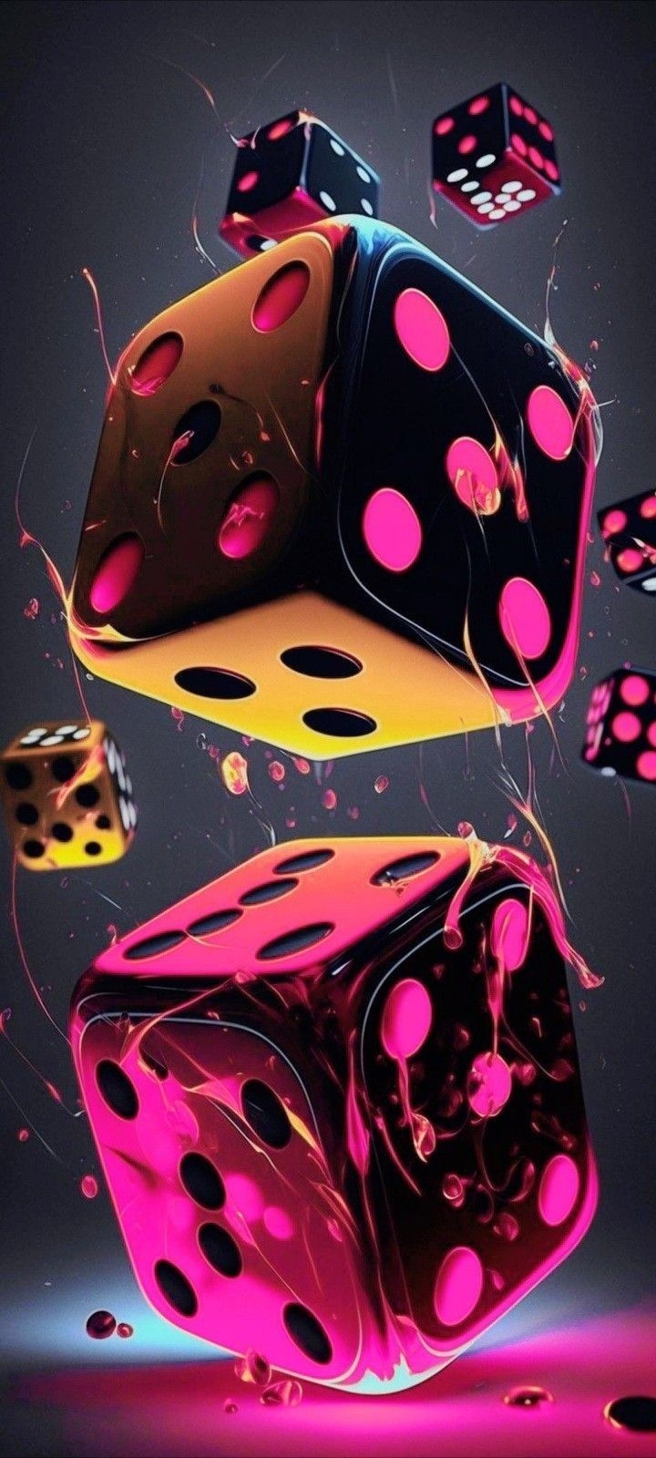 720x1600 Dice Wallpaper, Phone