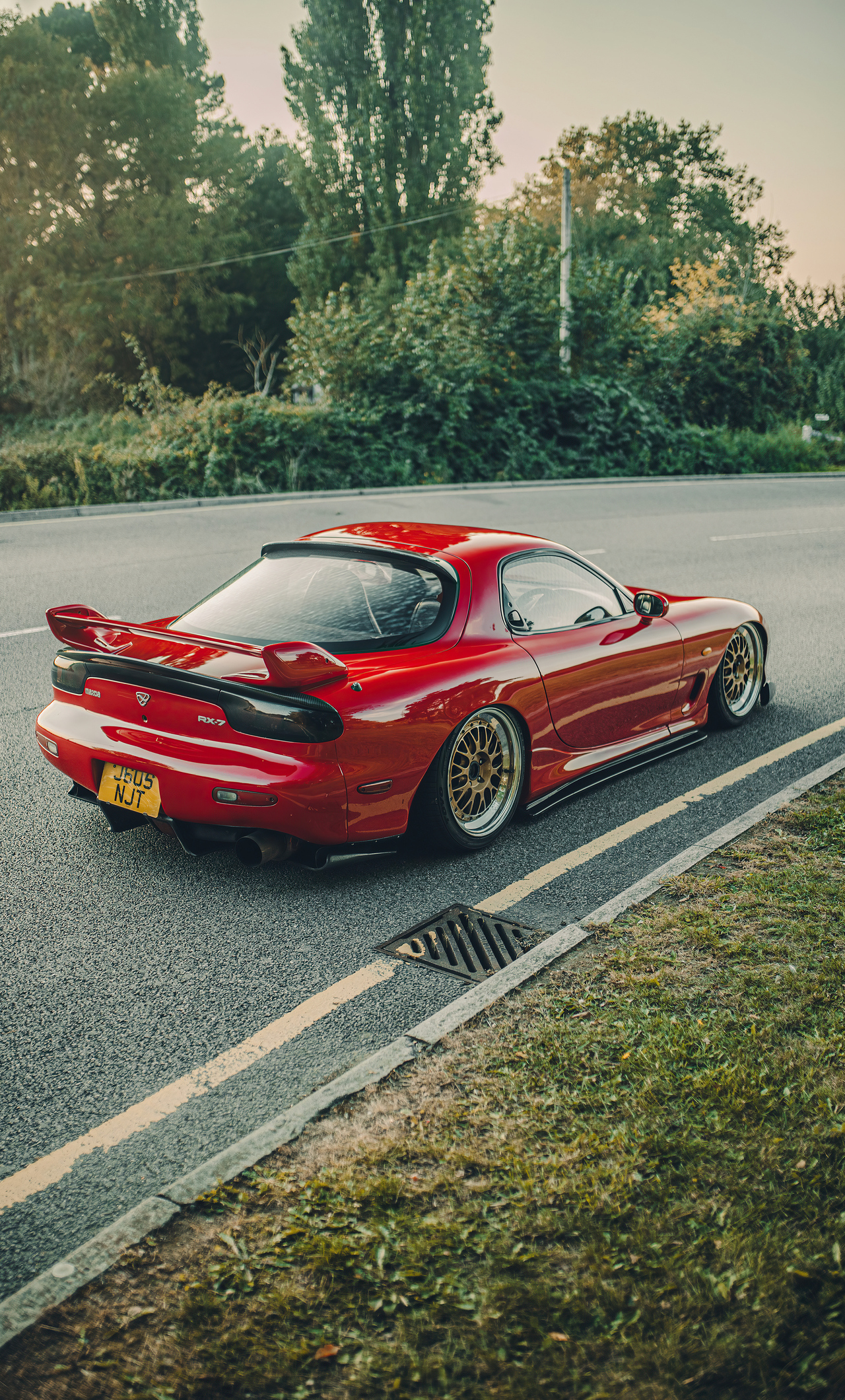 1280x2120 Red Mazda Rx7 iPhone HD 4k Wallpaper, Image, Background, Photo and Picture, Phone