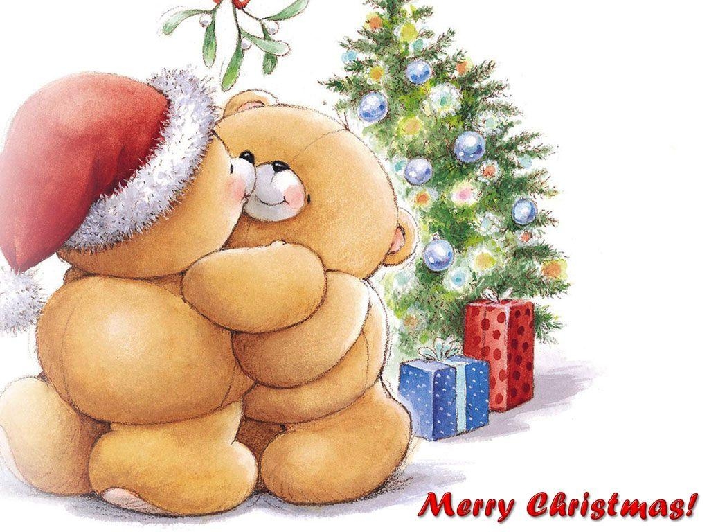 1030x770 Cute Cartoon Christmas Wallpaper, Desktop