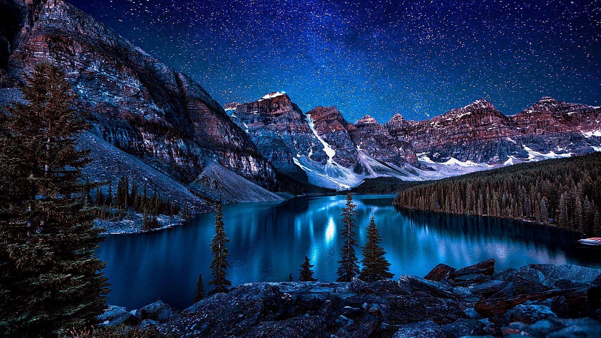 1920x1080 Moraine Lake of the Ten Peaks ⛰ wallpaper Today's, Desktop