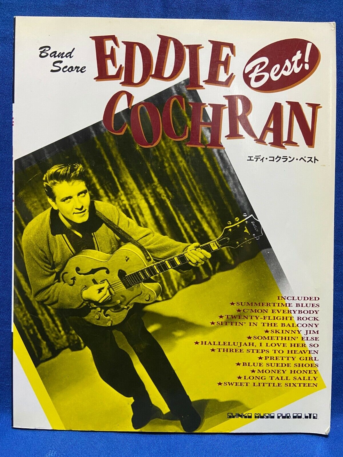 1200x1600 USED Eddie Cochran Best Band Score Japan Sheet Music Book 9784401345779, Phone