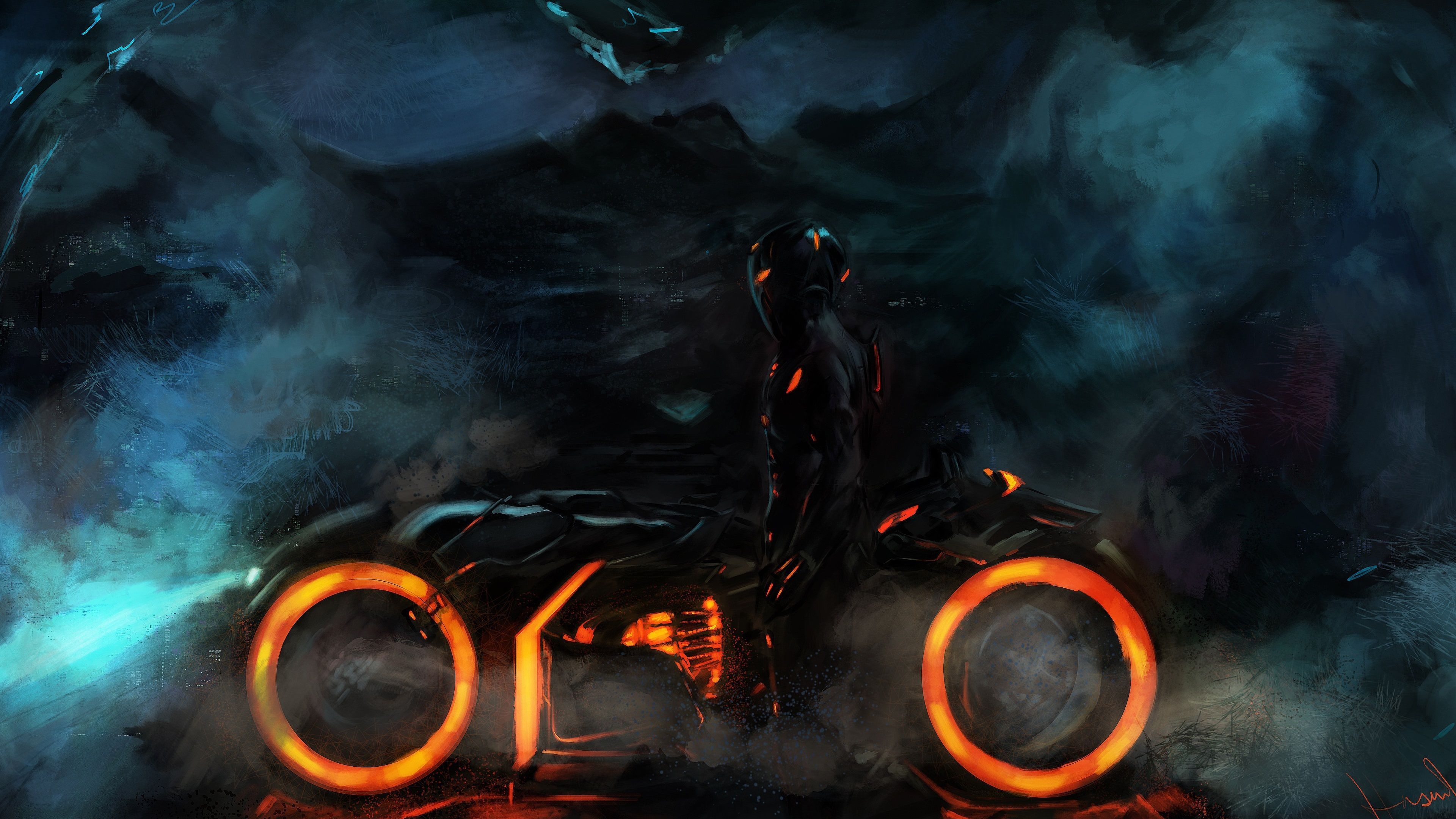 3840x2160 4K Wallpaper Tron Legacy, Desktop