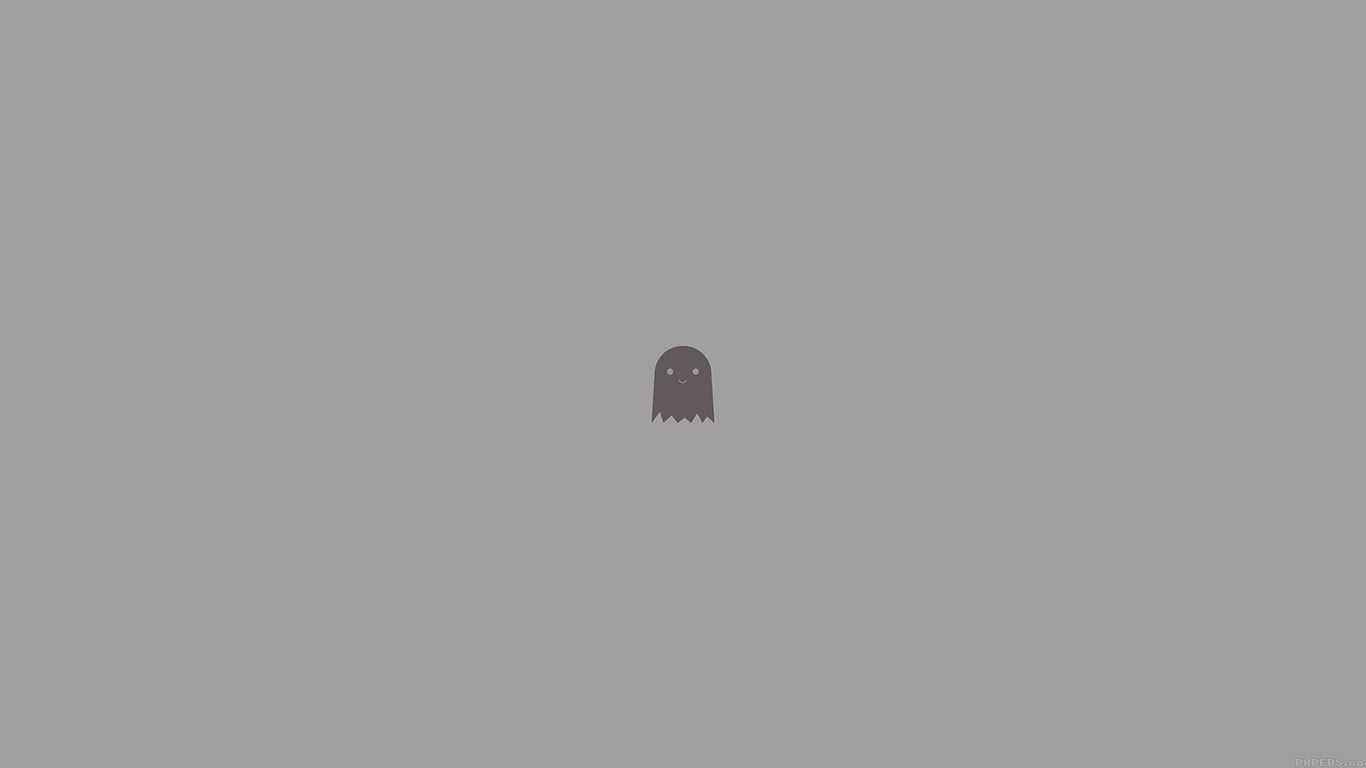 1370x770 wallpaper for desktop, laptop. cute ghost art character illust minimal simple, Desktop