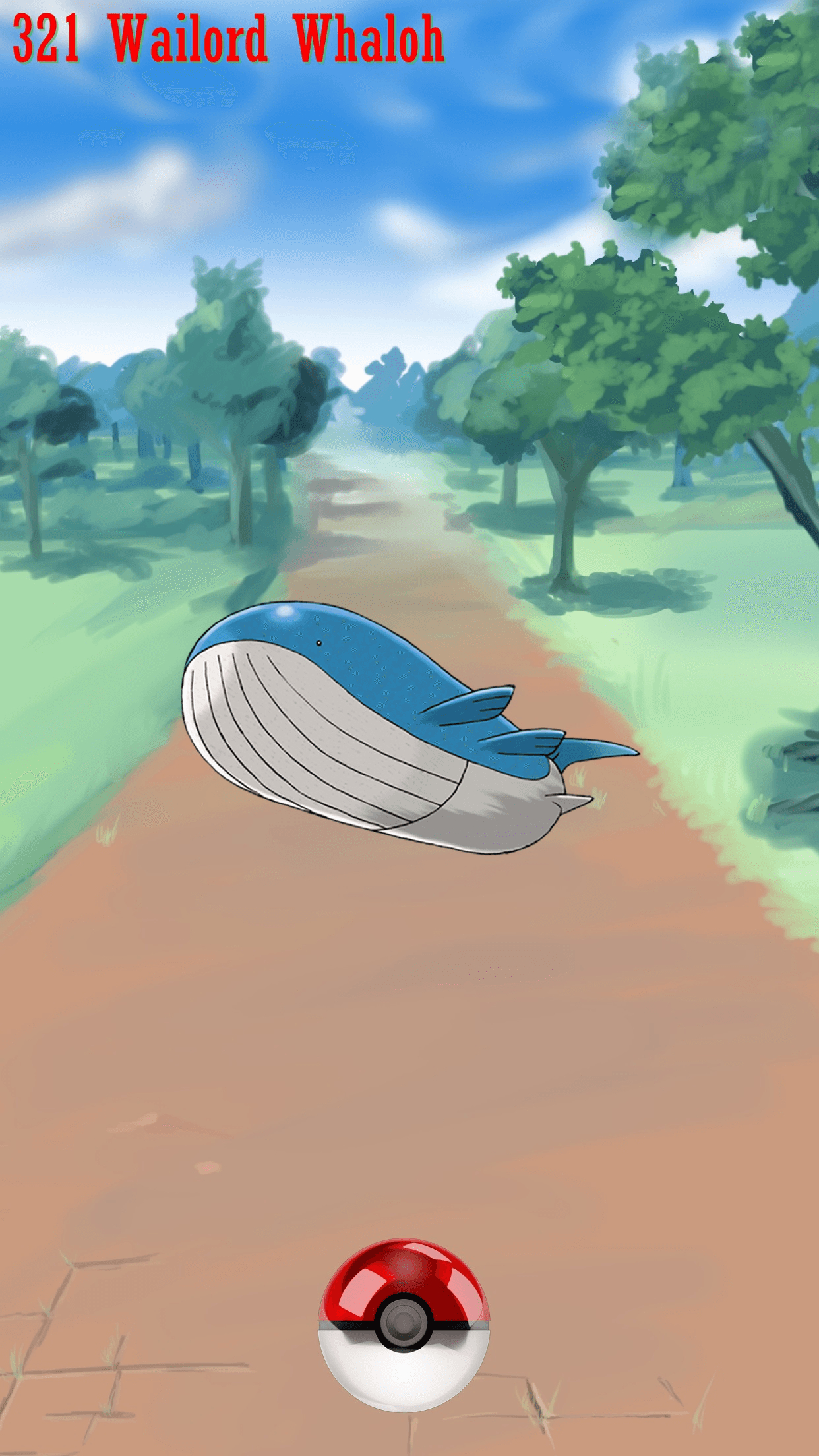 1250x2210 Street Pokeball Wailord Whaloh, Phone