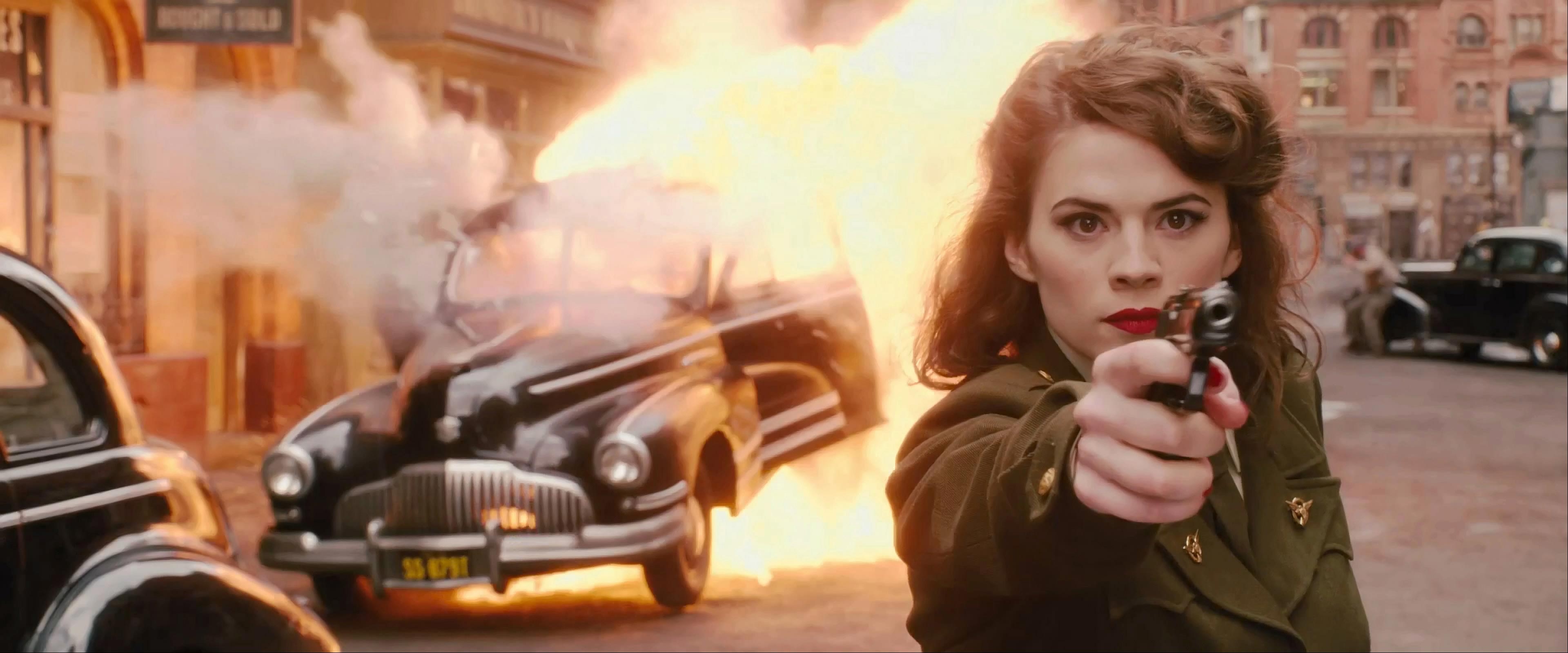 3840x1600 Peggy Carter Captain America HD, Dual Screen