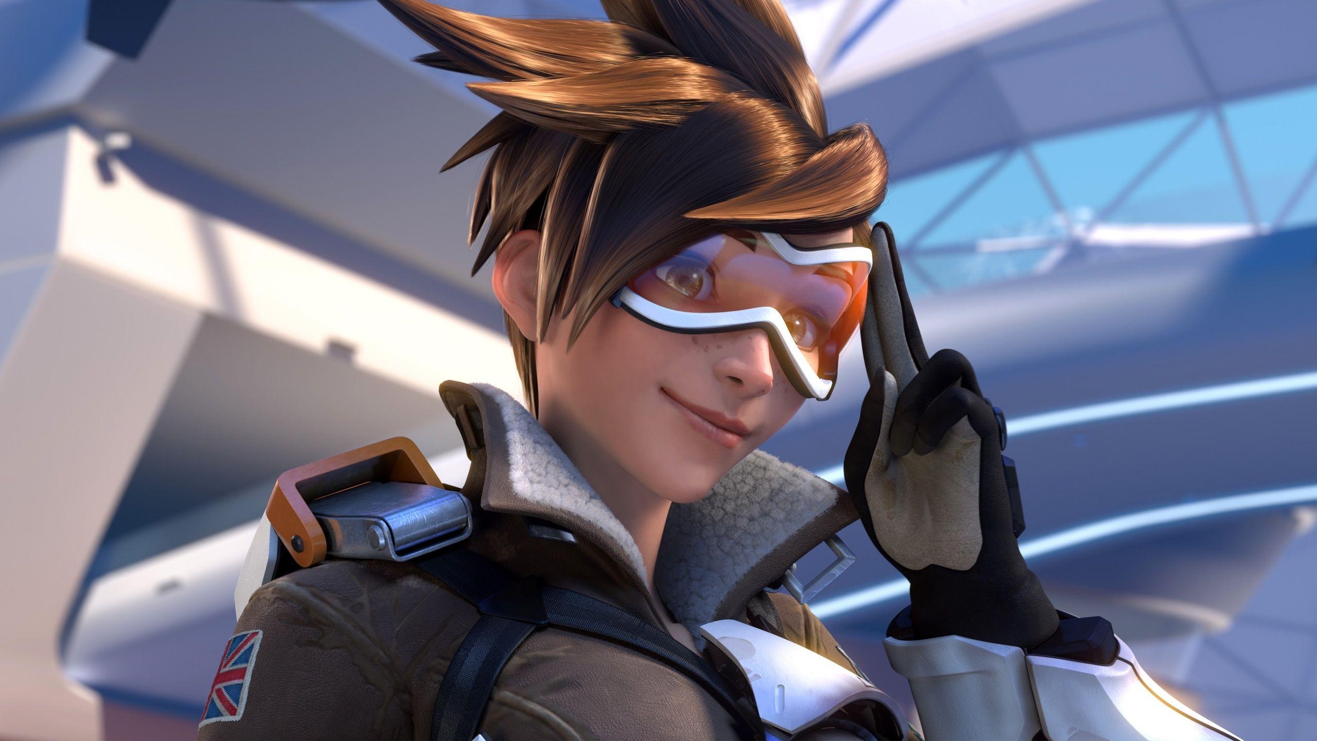 2560x1440 Tracer (Overwatch) HD Wallpaper, Desktop