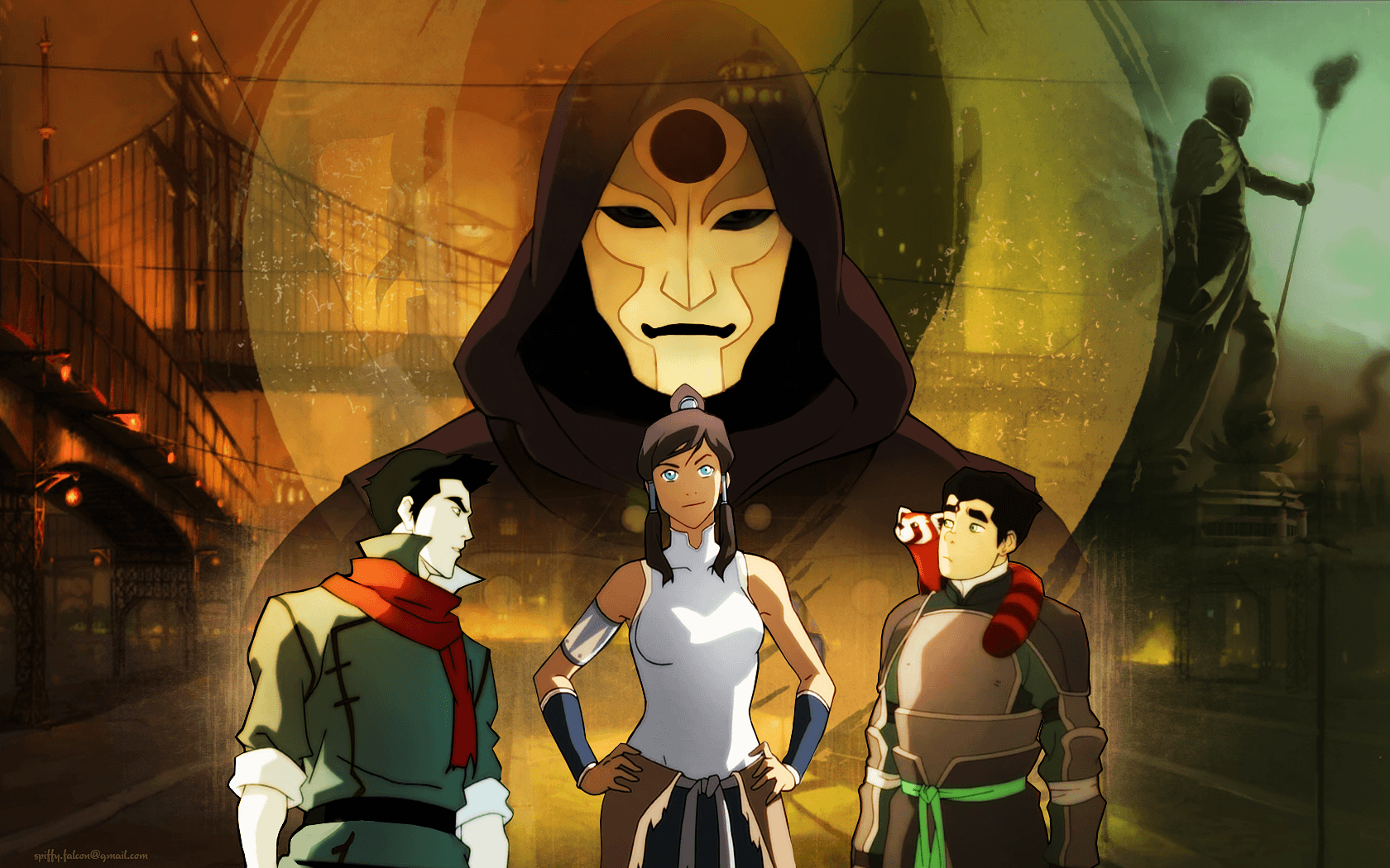 1680x1050 Team Korra Vs Team Azula, Desktop