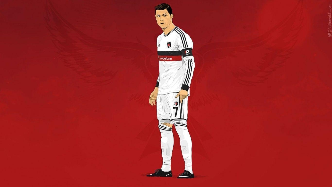 1370x770 Cristiano Ronaldo Besiktas 2015 kit wallpaper Ronaldo, Desktop