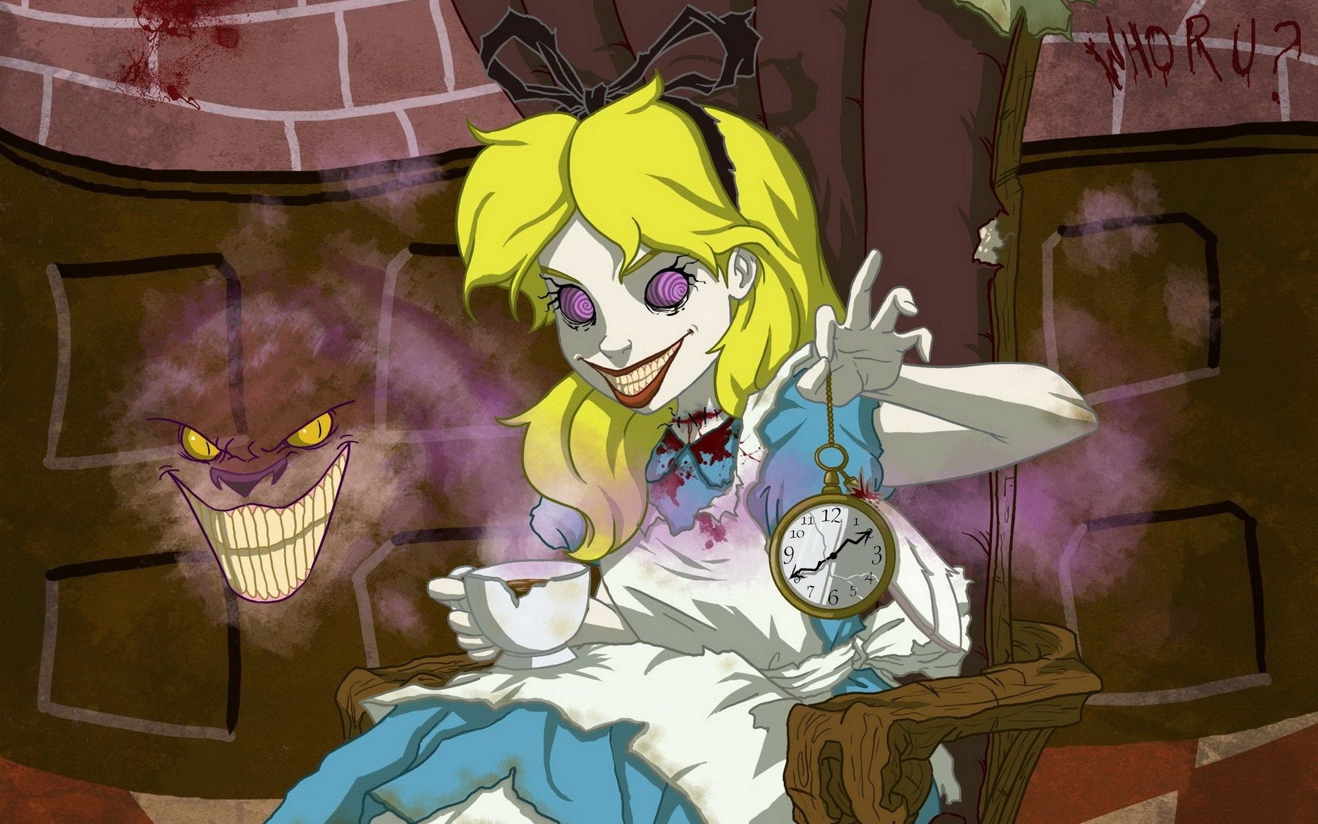 1920x1200 dark, Alice in Wonderland, twisted wallpaper, Desktop