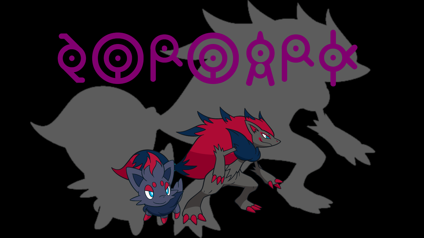 1370x770 Zoroark Background, Desktop