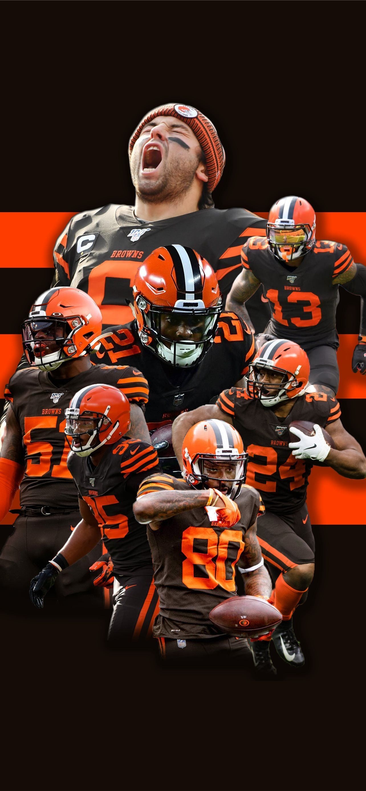 1290x2780 cleveland browns iPhone Wallpaper, Phone