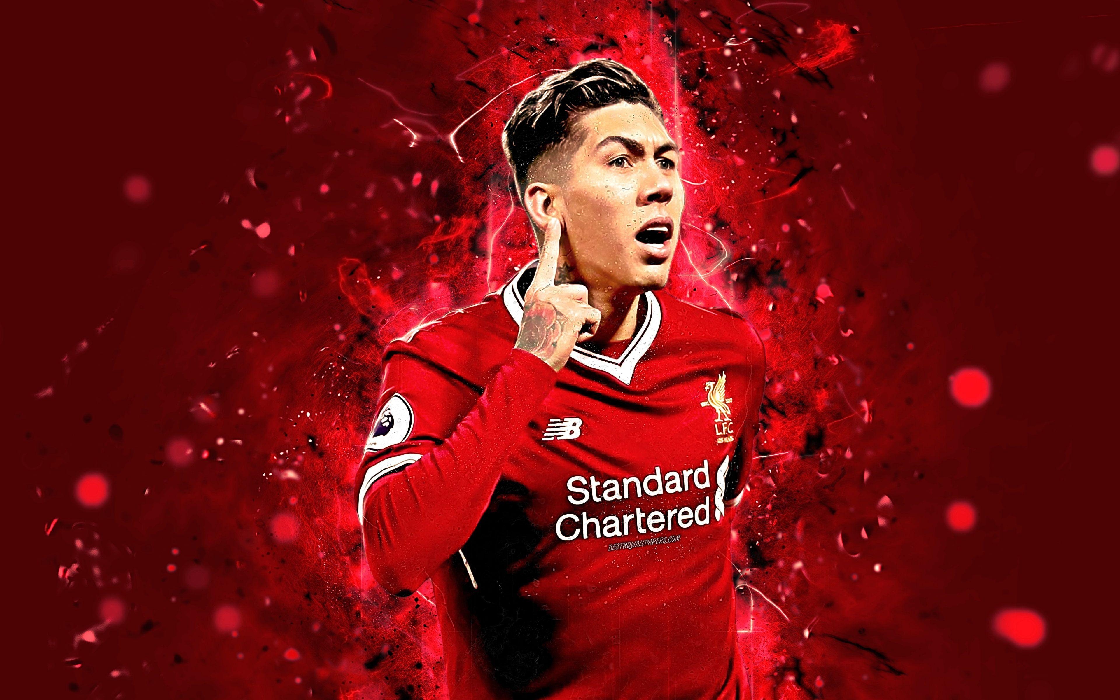 3840x2400 Soccer Roberto Firmino #Brazilian Liverpool F.C. K #wallpaper, Desktop