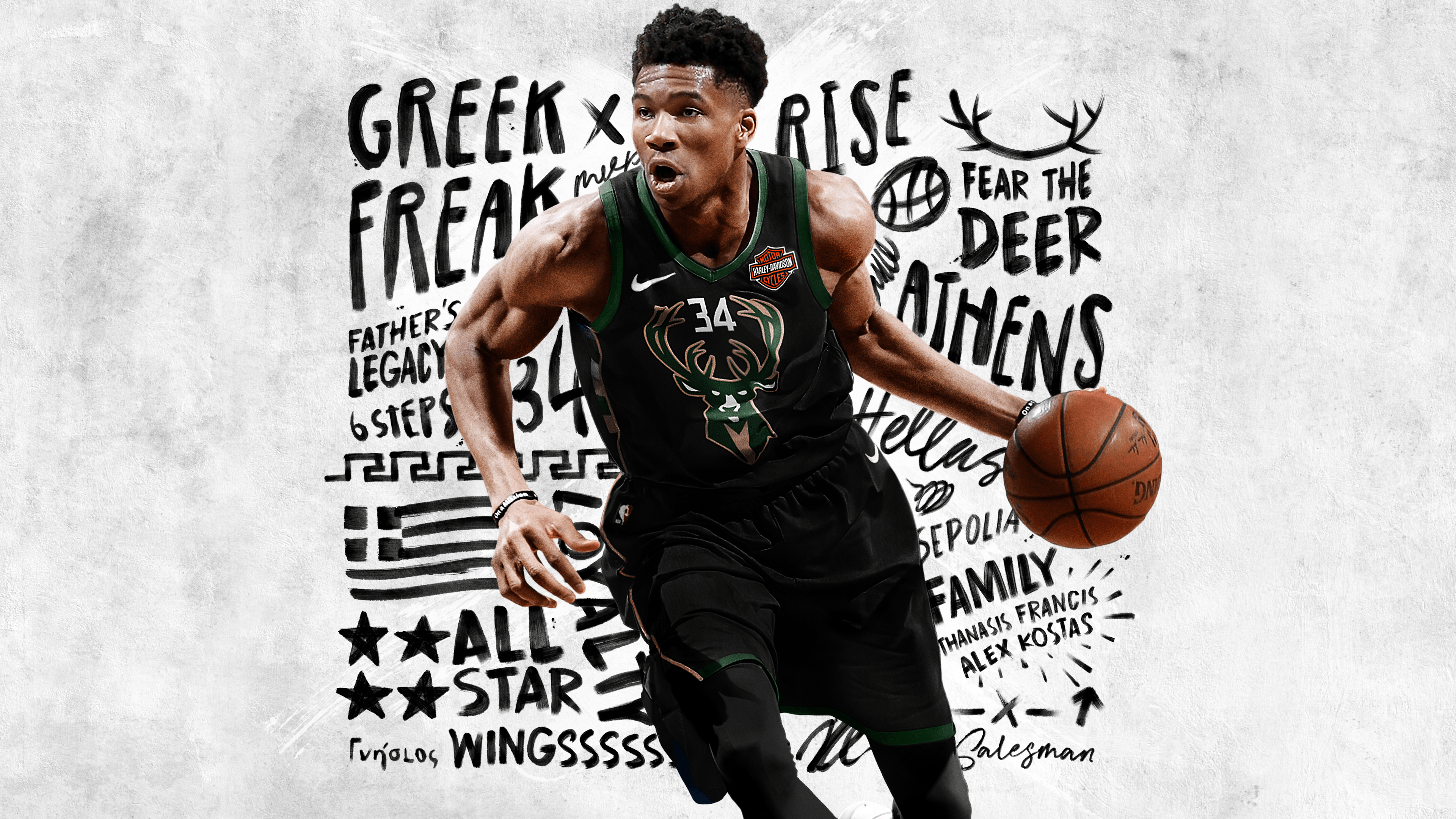 3840x2160 Greek Freak Wallpaper Free Greek Freak Background, Desktop