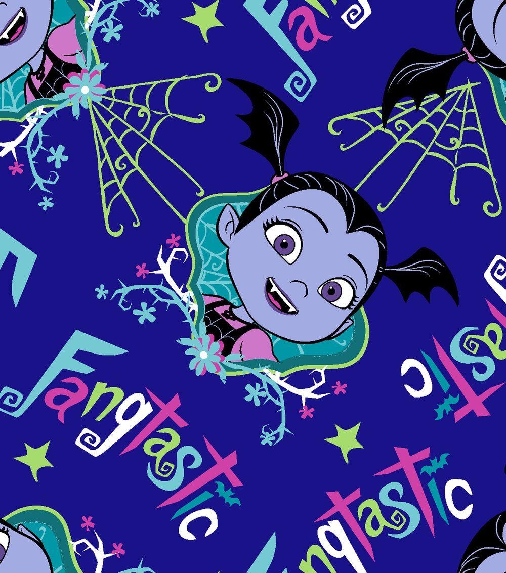 1000x1140 Disney Junior Vampirina Fleece Fabric 59''-Fangtastic, Phone