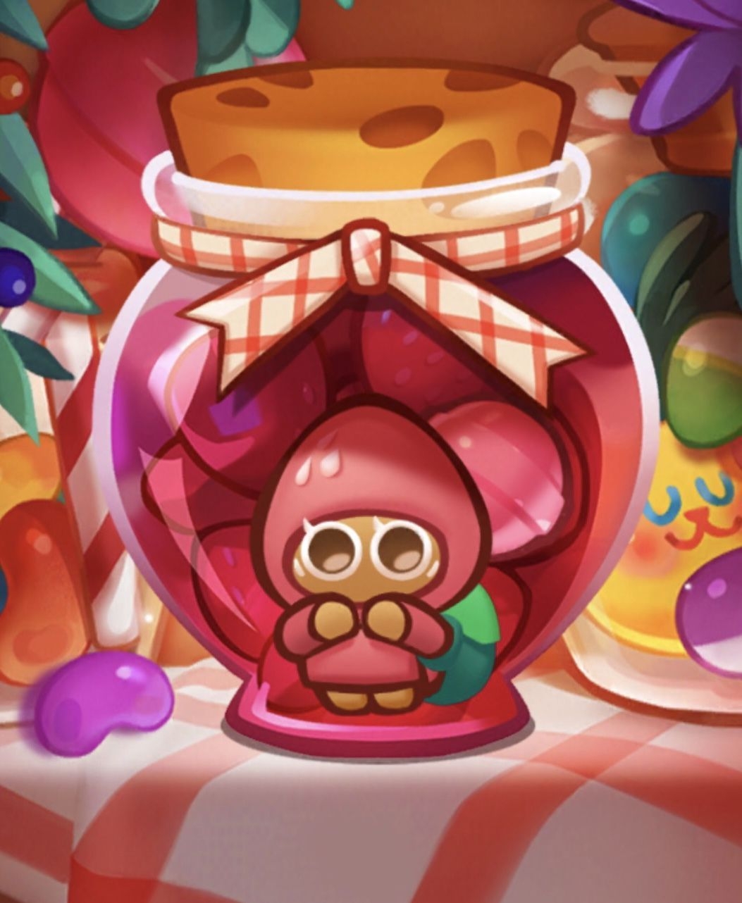 1060x1290 Strawberry Cookie. Strawberry cookies, Cookie run, Anime, Phone