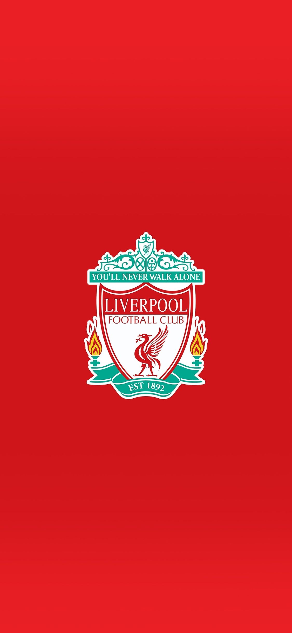 1130x2440 Liverpool Logo Never Walk Alone, Phone