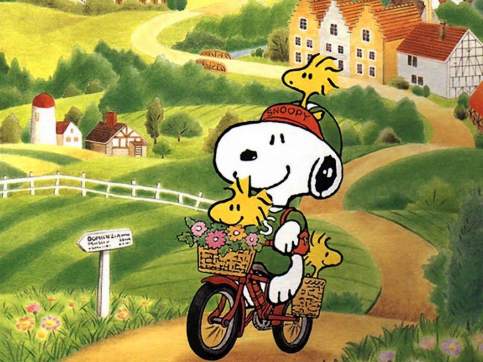 1600x1200 Free download Snoopy Desktop Background Snoopy Autumn Wallpaper, Desktop