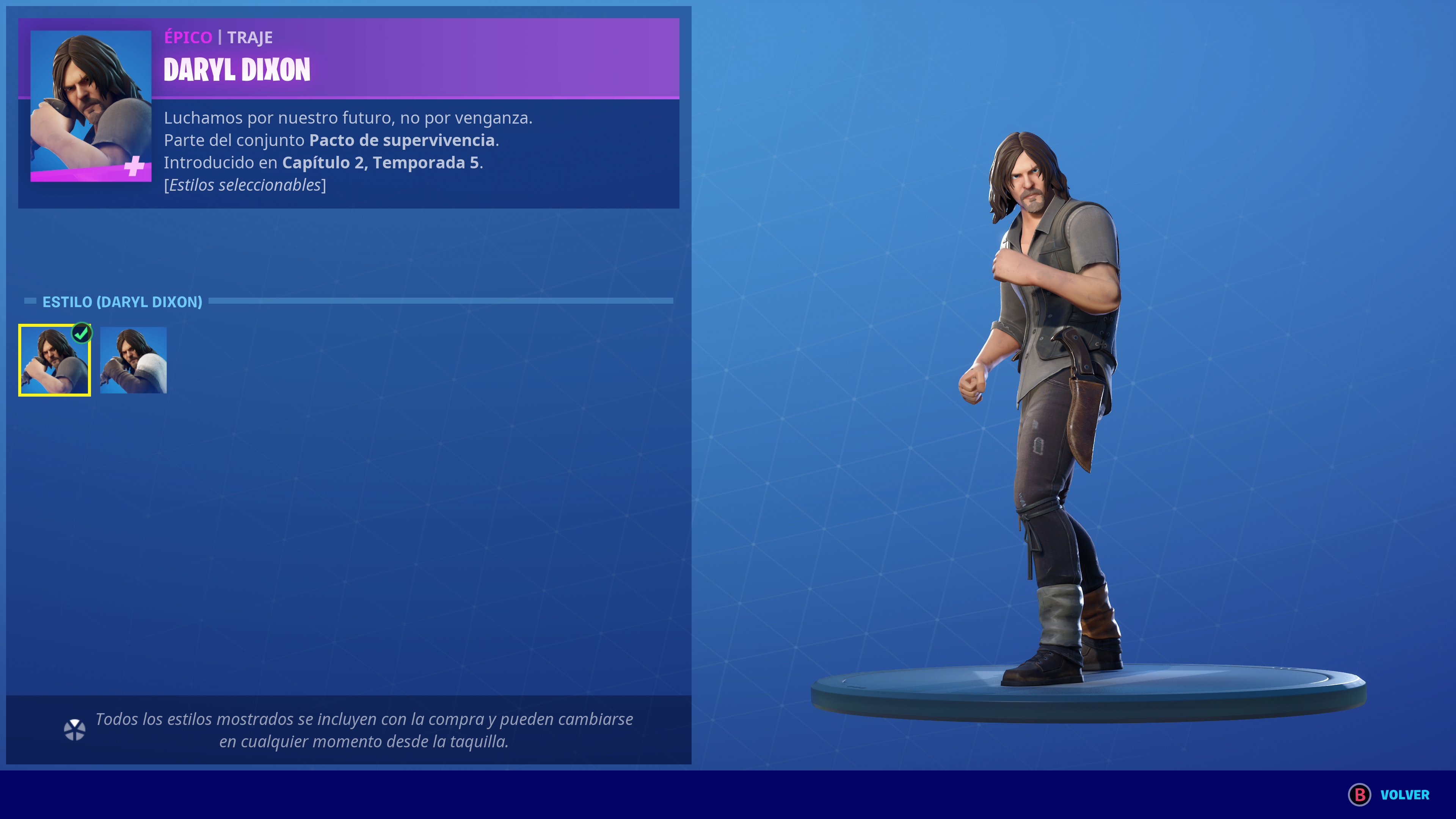 3840x2160 Daryl Dixon Fortnite wallpaper, Desktop