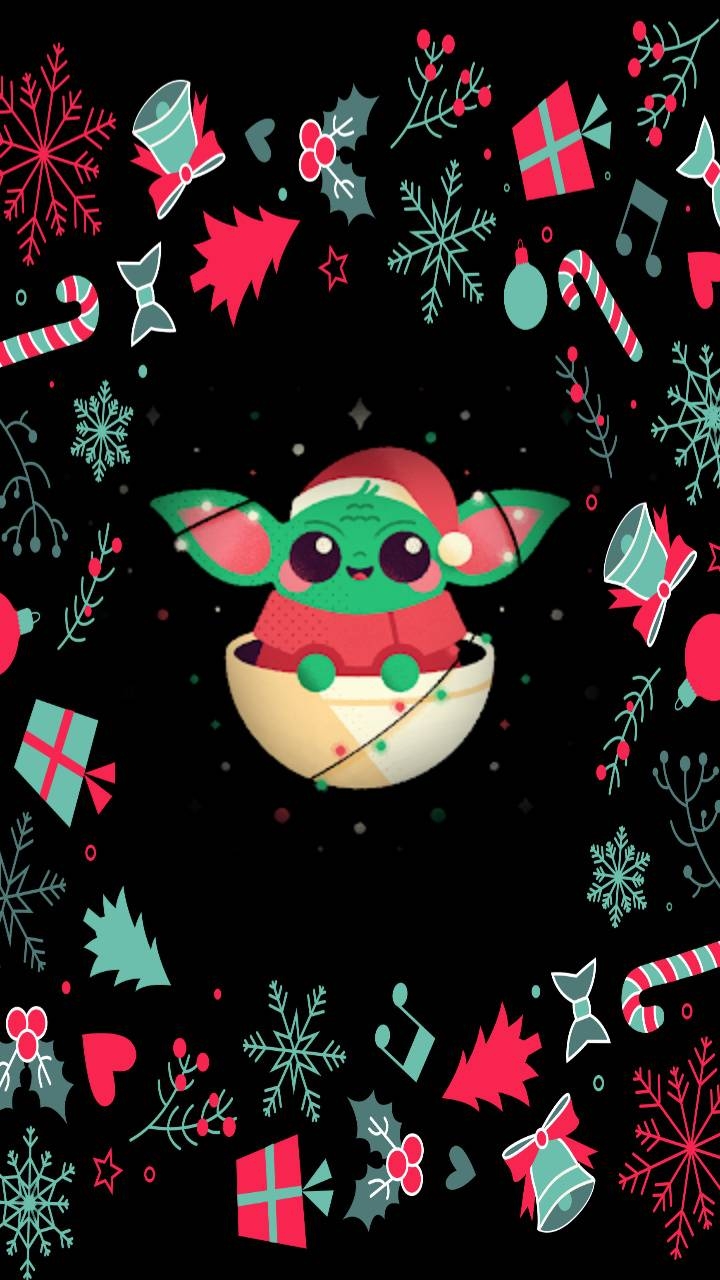 720x1280 Baby Yoda Christmas Wallpaper Free Baby Yoda Christmas Background, Phone