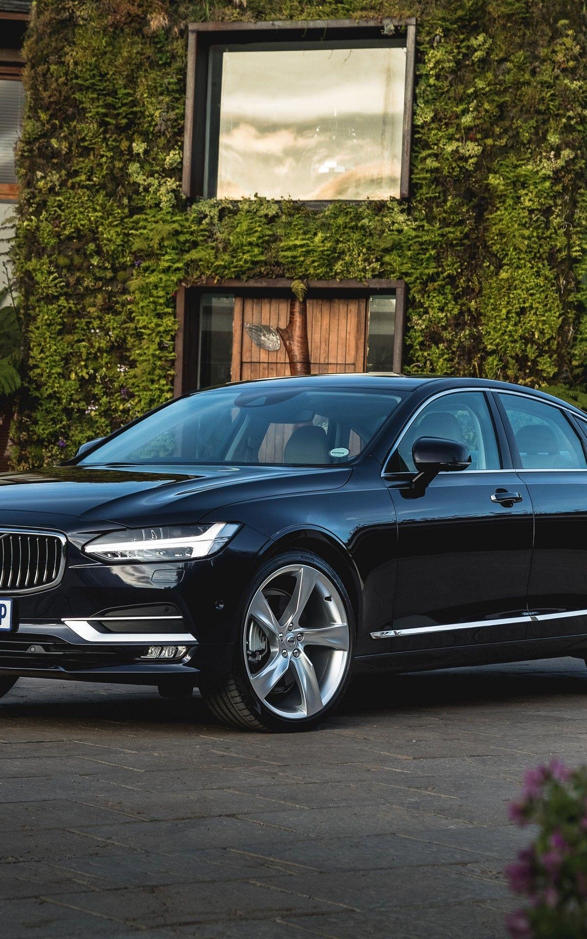 1200x1920 Download  Volvo S Black, Side View, Luxury, Cars, Phone