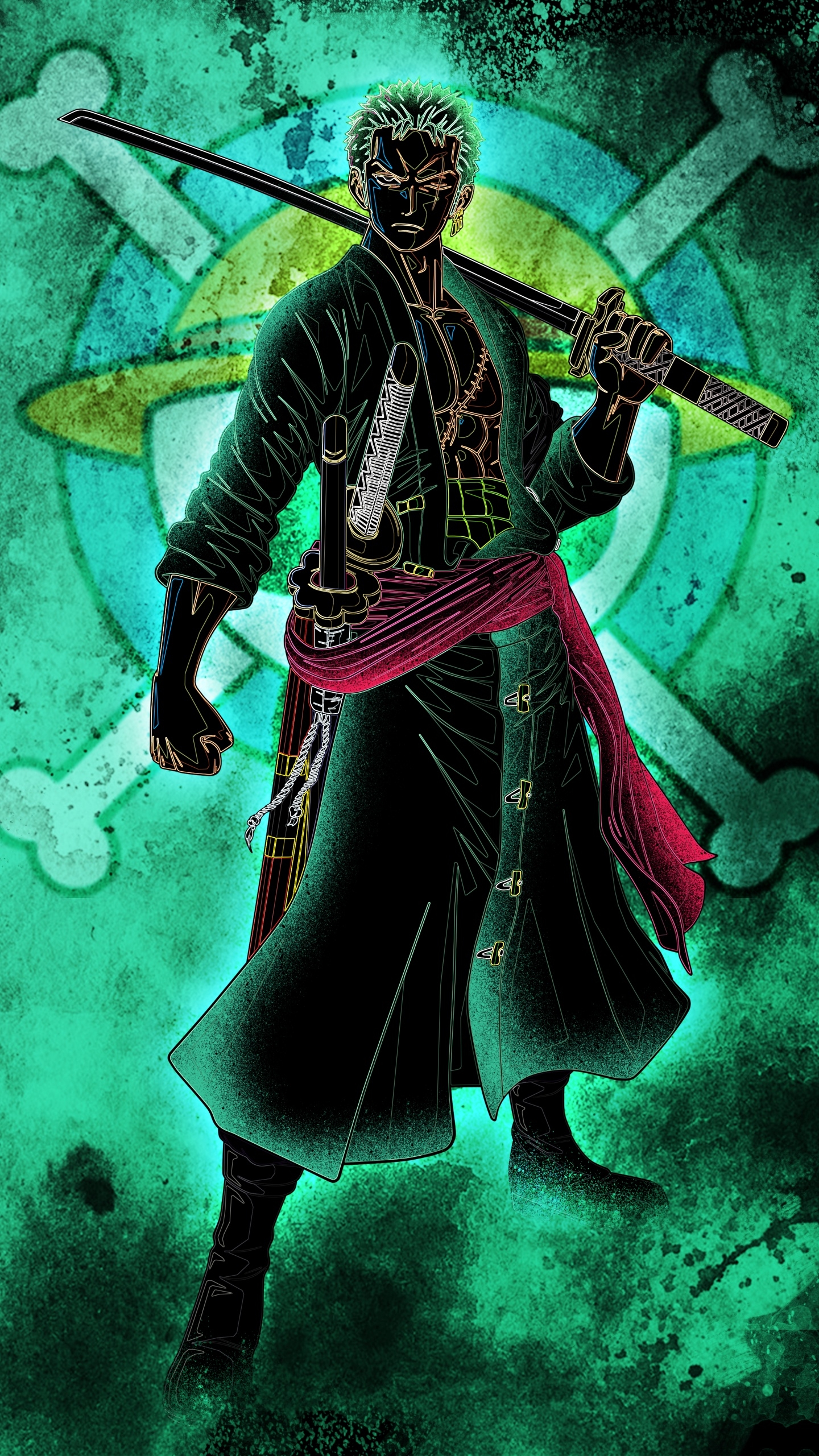 1440x2560 One Piece Wallpaper 4K, Roronoa Zoro, Phone