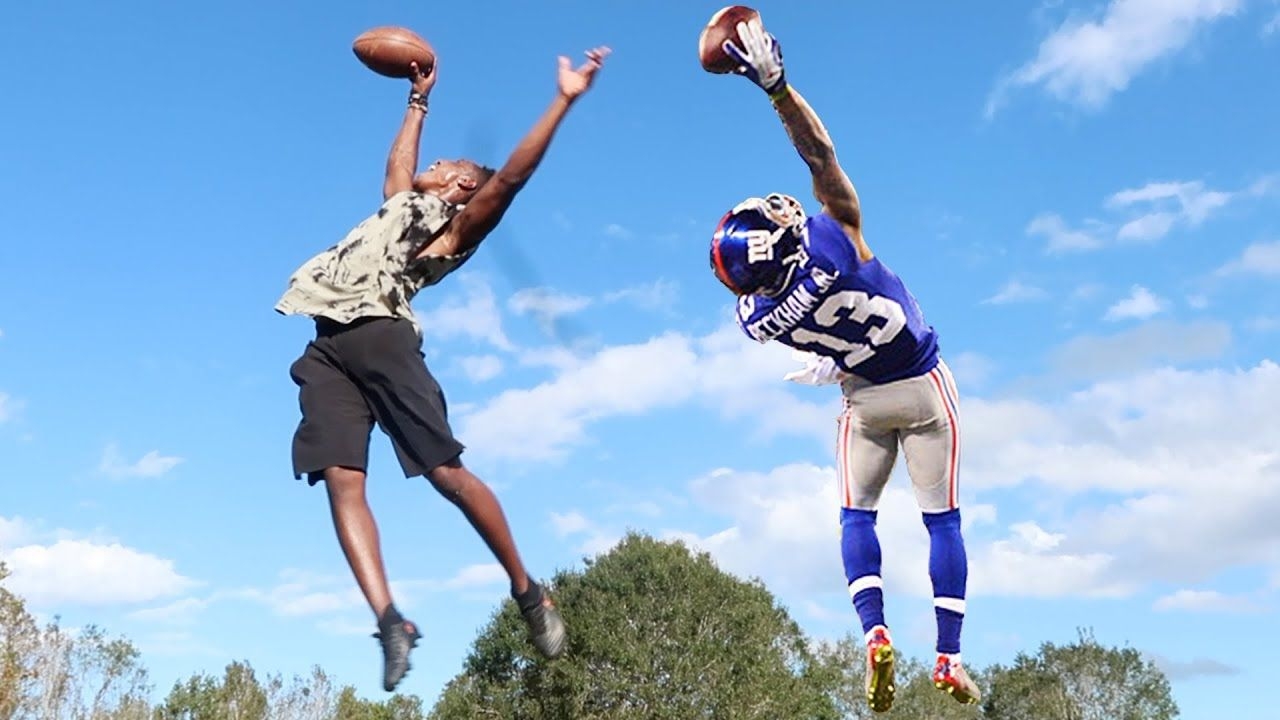 1280x720 ODELL BECKHAM ONE HANDED CATCH CHALLENGE!, Desktop