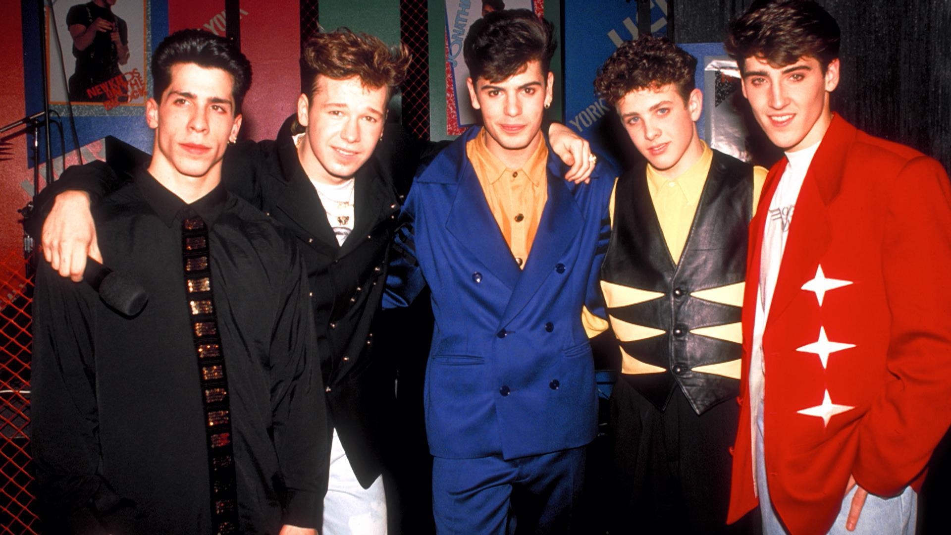 1920x1080 New Kids on the Block share throwback photo of their '80s outfits, Desktop