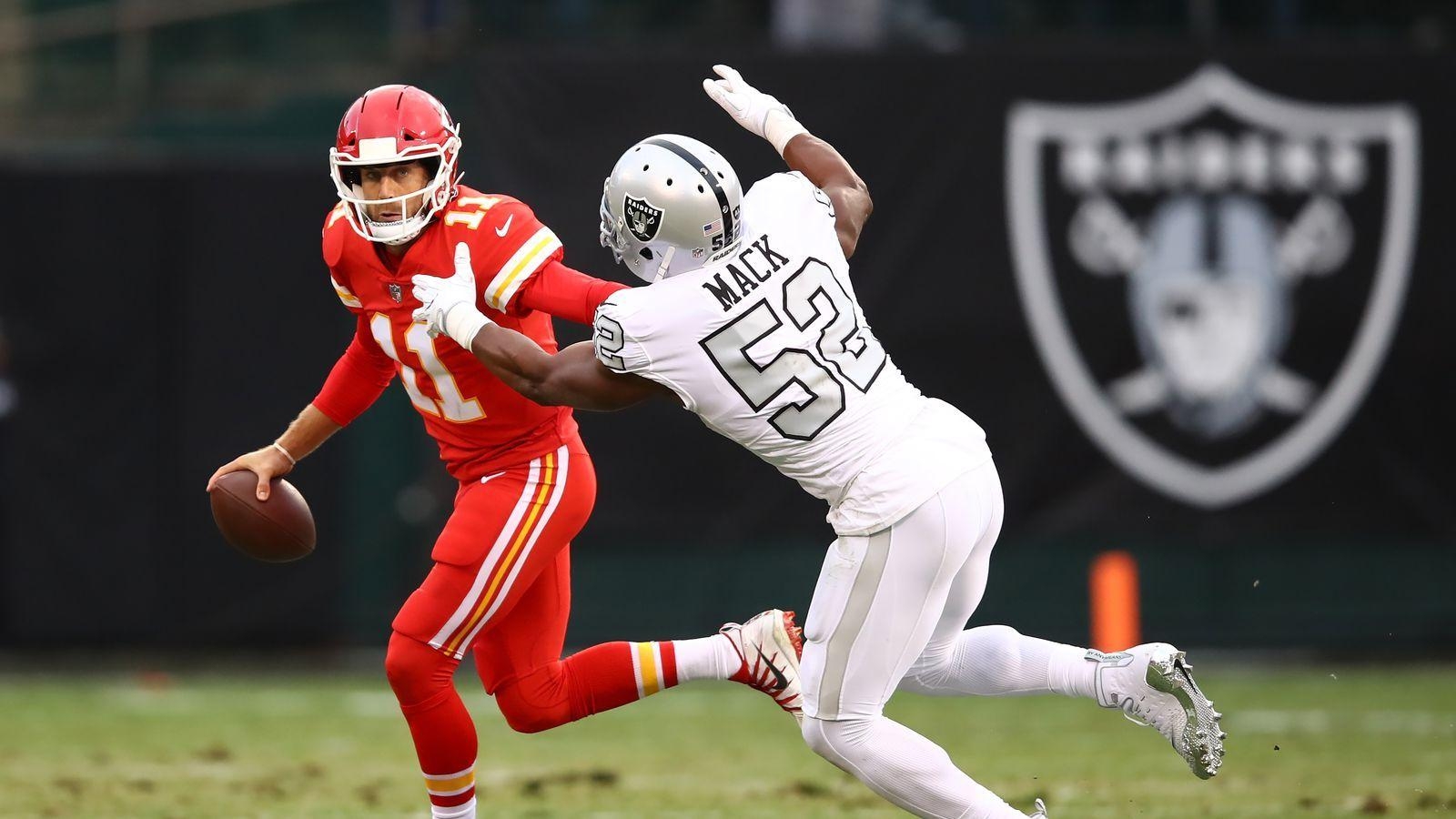 1600x900 Khalil Mack is a strong man, throws Eric Fisher to the ground. Pro, Desktop