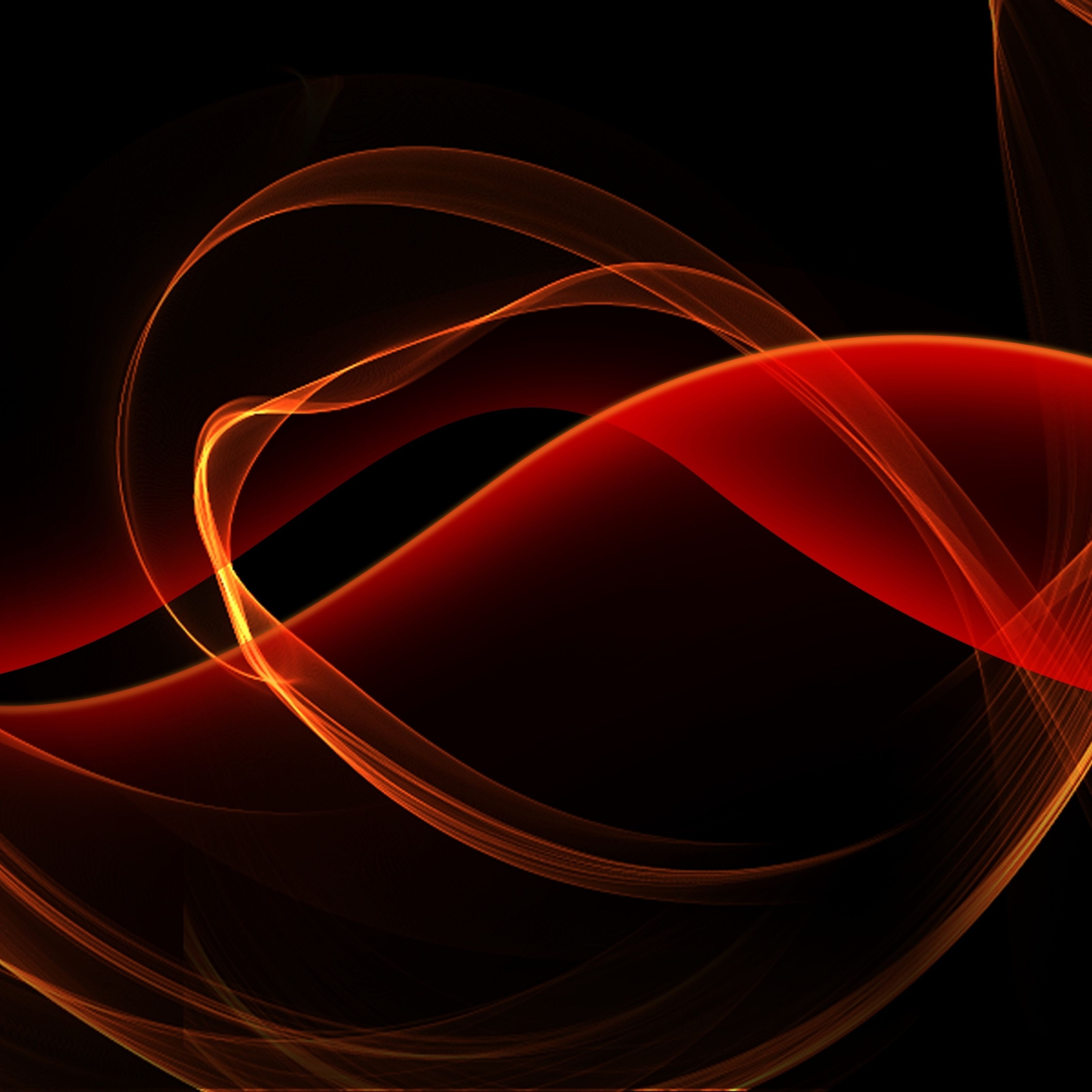 3210x3210 Black and Red Glowing Curves iPad Wallpaper iPad Wallpaper 4k iPad Wallpaper 5k free download iPad Pro, iPad Mini, iPad Air, iOS, iPadOS, Parallax, iPad retina Wallpaper, Phone