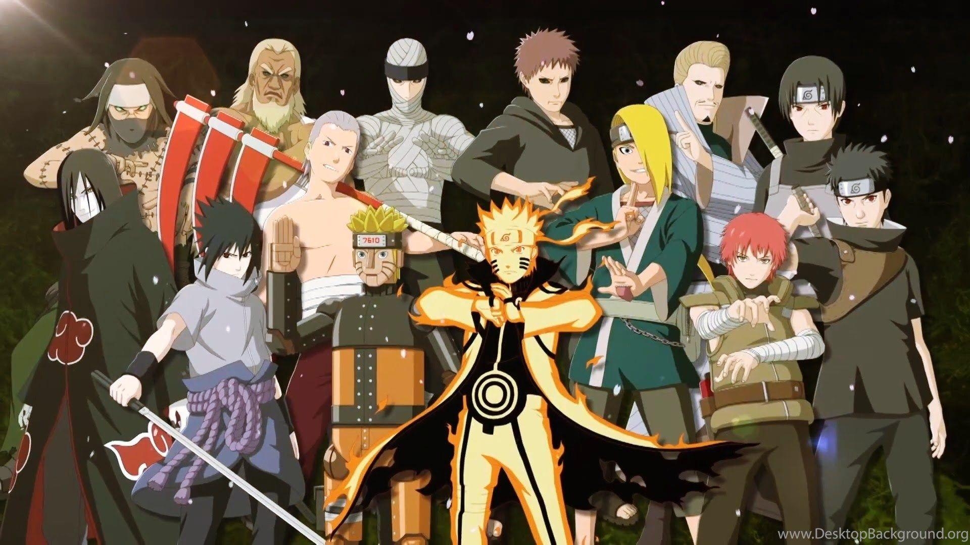 1920x1080 Naruto Shippuden All Characters Wallpaper Wallpaper Zone Desktop Background, Desktop